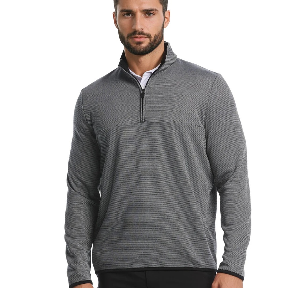 PGA Tour Black and Gray Pullover